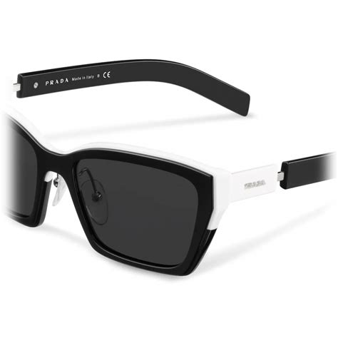 prada sunglasses black white|prada sunglasses unisex.